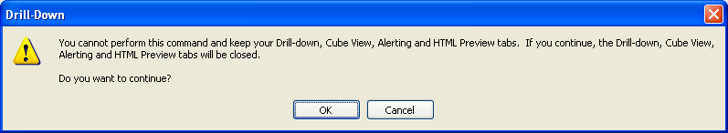 Warning message